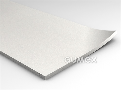 Gummi 9035, 2mm, 0-lagig, Breite 1200mm, 65°ShA, SBR, -25°C/+70°C, weiß, 